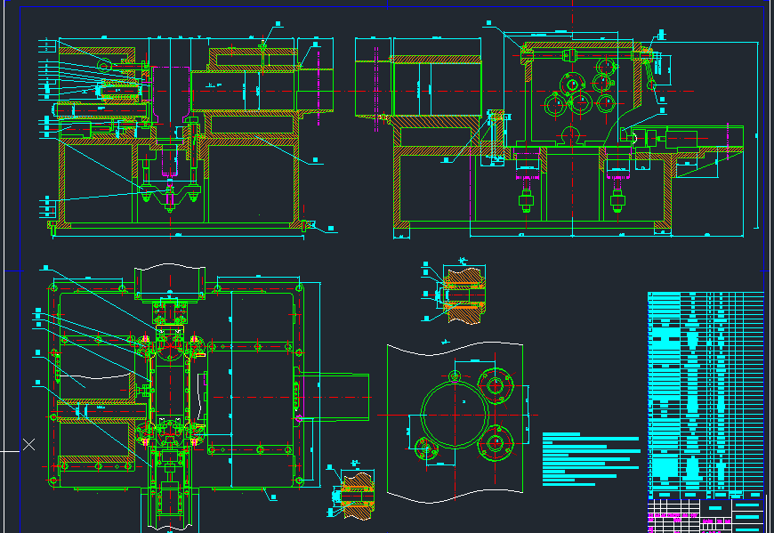 S1037-机床-S195柴油机机体三面精镗组合机床总体设计及夹具设计
