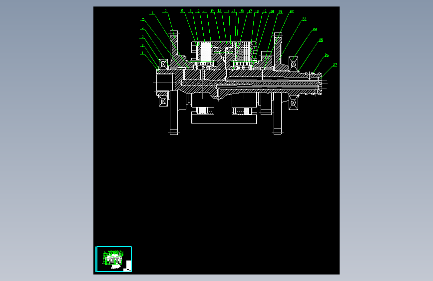 S1389-液力传动变速箱设计与仿真设计(cad+说明书)