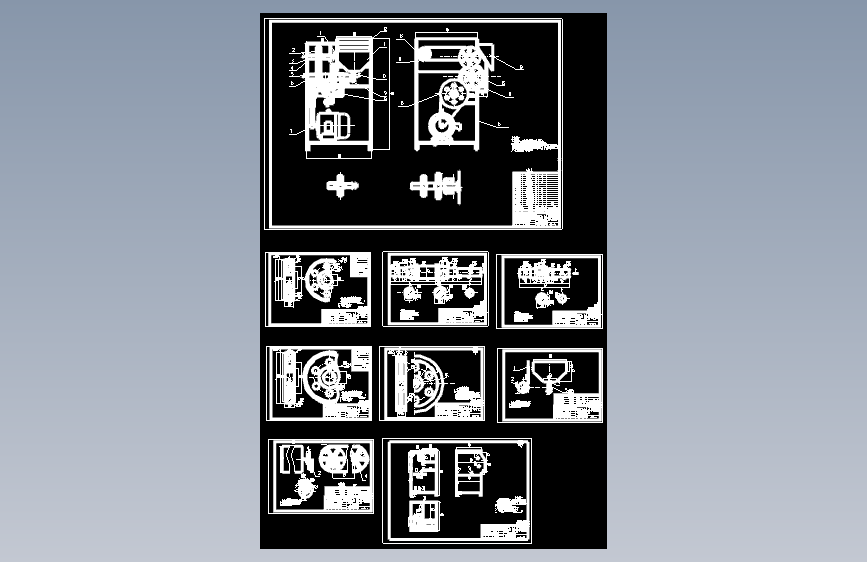 S1609-糕点切片机装置的设计(cad+说明书)
