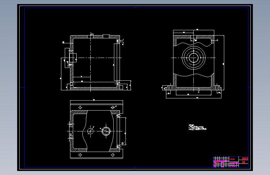 S1901-隔振系统实验台总体方案设计(cad+说明书) 主视图