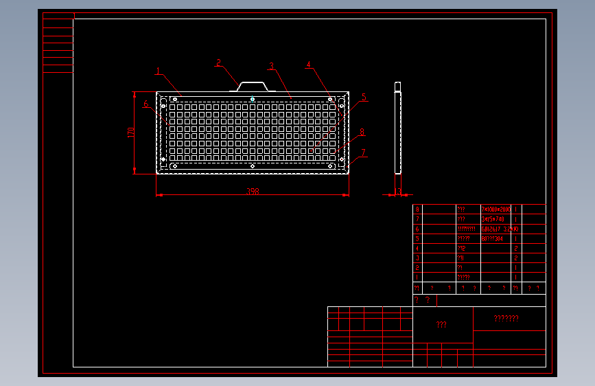 T1052-（dwg）户外柜体组件