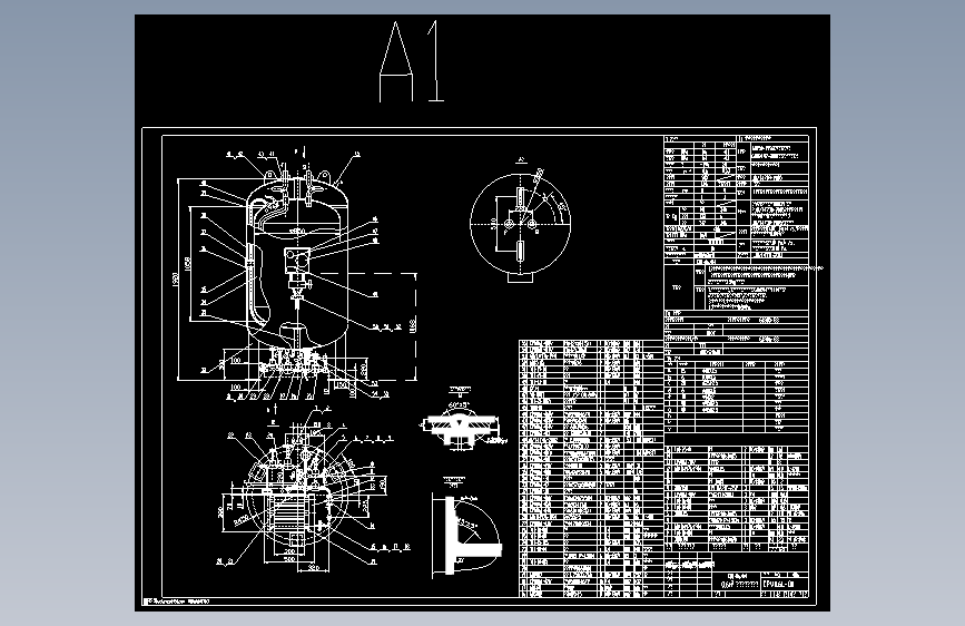 T1221-0.6立方米低温绝热容器（立式）