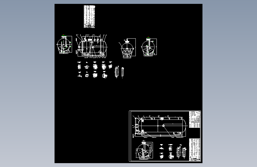 T1361-50立方米卧式柴油储罐