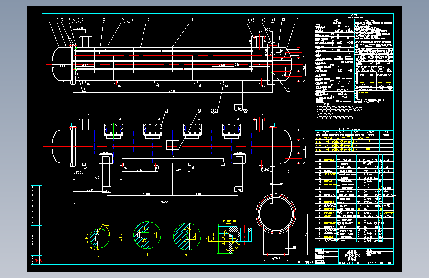 T1372-60平方米毛油换热器