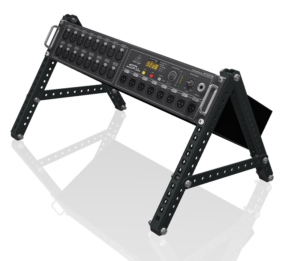 19英寸单元级-落地应用机架支架