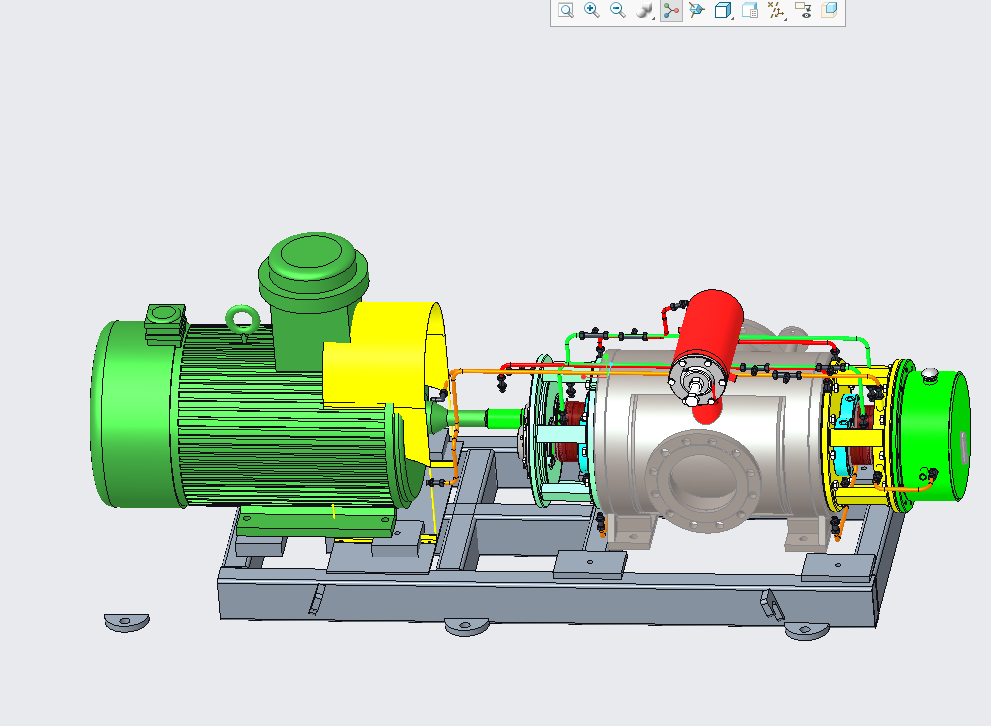 双吸式二螺杆泵的结构设计-双螺杆【带三维proe】【31张CAD图纸】