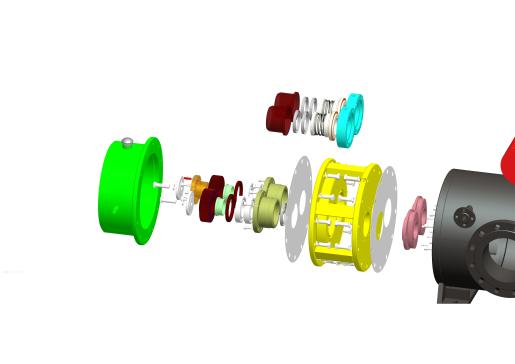 双吸式二螺杆泵的结构设计-双螺杆【带三维proe】【31张CAD图纸】