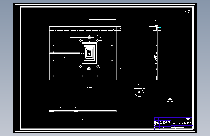 自动三面切书机设计【9张CAD图纸】
