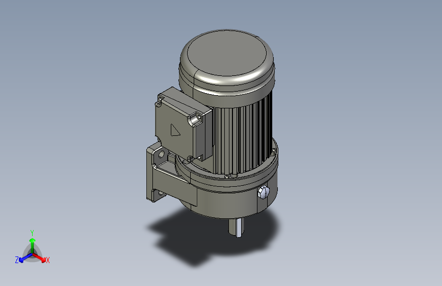 0.2KW-CH型卧式三相铝毂（刹车）马达减速机_CH22-200