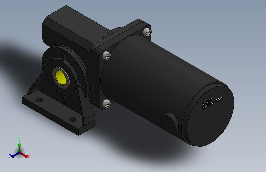 DC -直角空心轴蜗轮马达