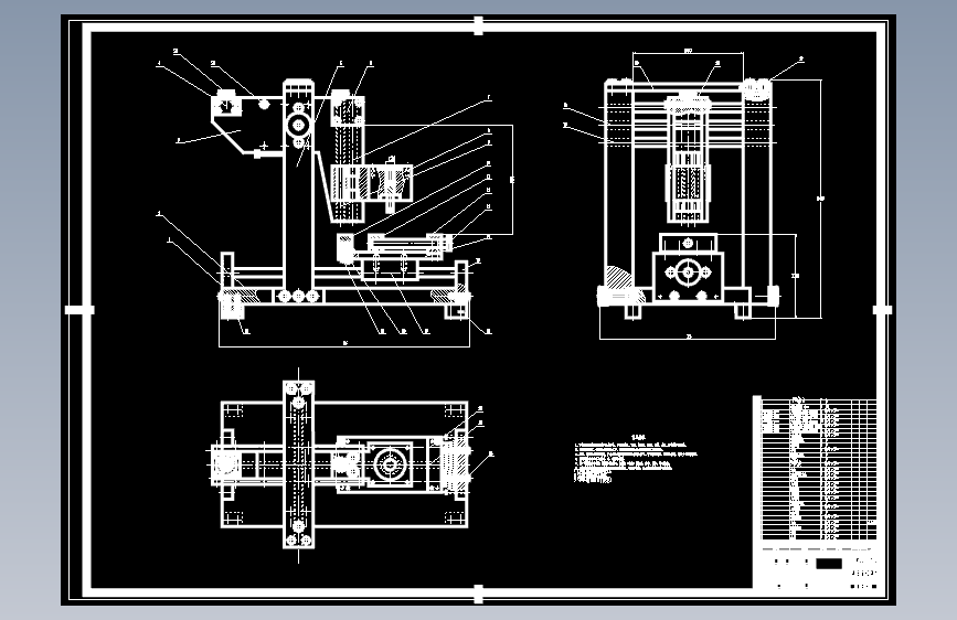 龙门式家用数控铣床设计【三维UG】【26张CAD图纸+说明书】
