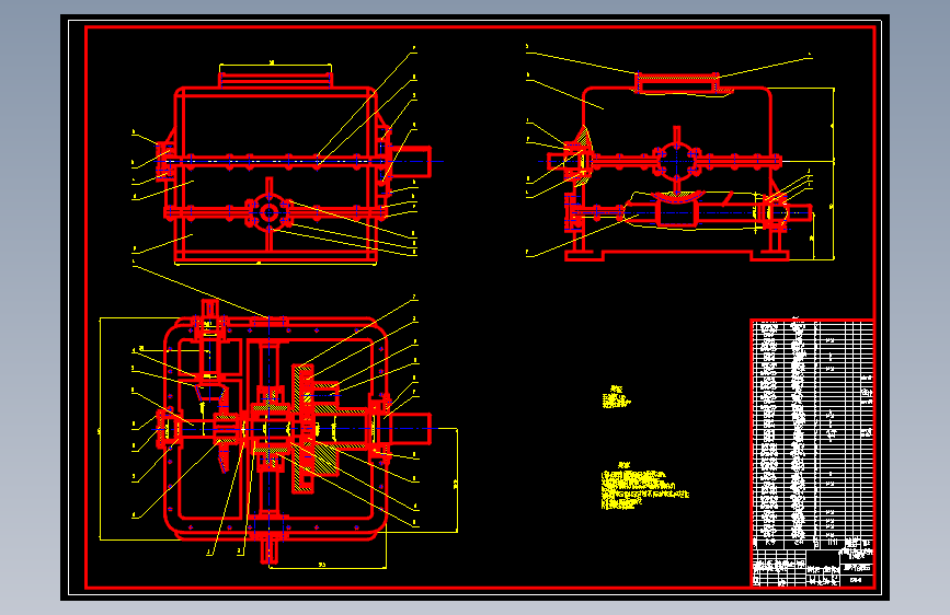 直角式可控调速装置机械系统的设计【10张CAD图纸+说明书】