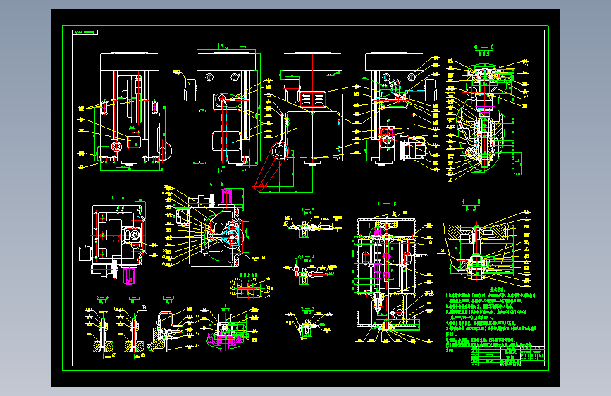 数控滚齿机的设计及刀架设计【含13张CAD图纸+说明书】 主视图