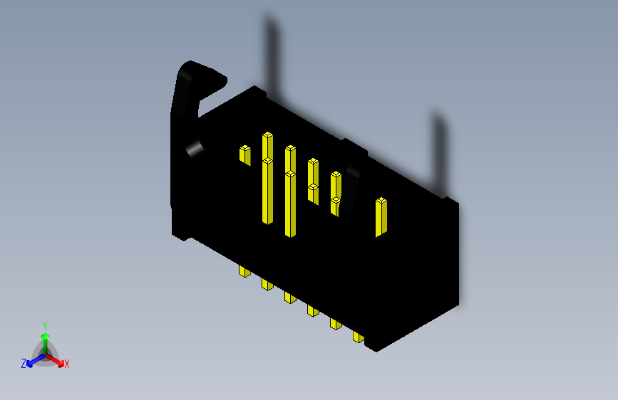 线对板连接器-AEF982S-001-06G1FP(A=3_D=10.65)