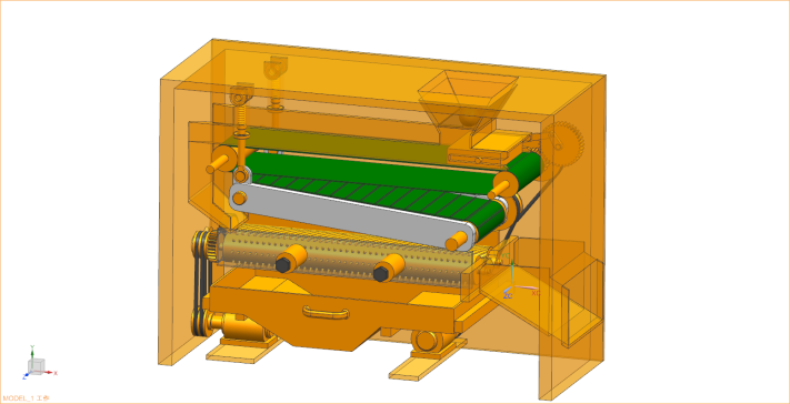 自动剥椰子机器及运动仿真 椰子剥壳机设计含三维UG===855449===200