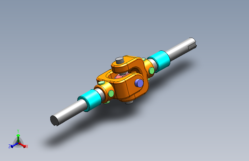 solidworks中的万向节