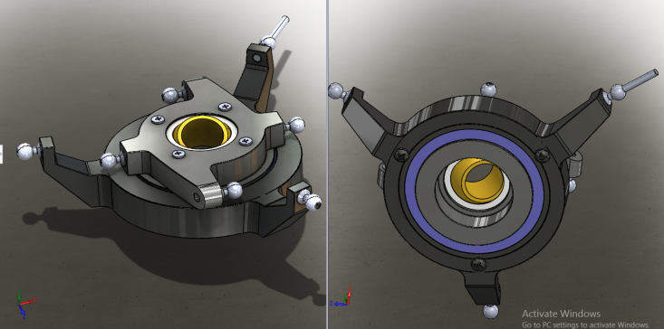 Solidworks中斜盘零件设计装配