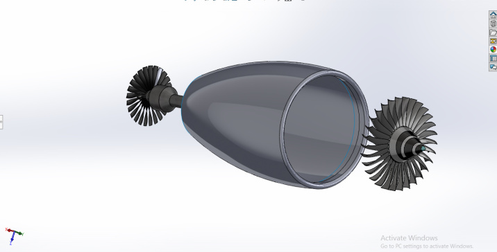 喷气发动机SolidWorks