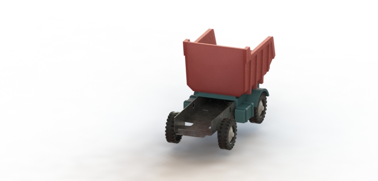 玩具车，自动倾卸卡车