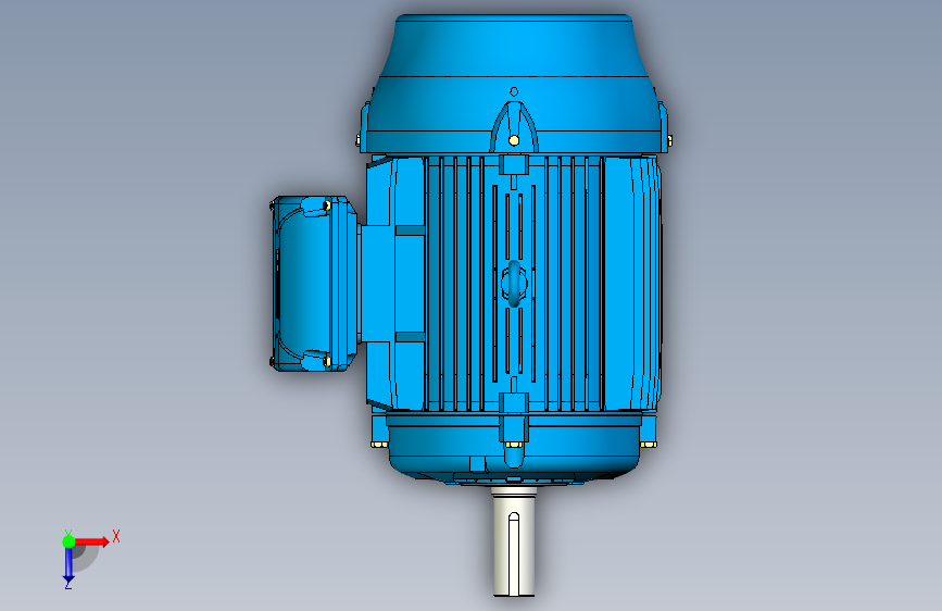 WEG电机324T_Inventor ipt_模型图纸下载 – 懒石网