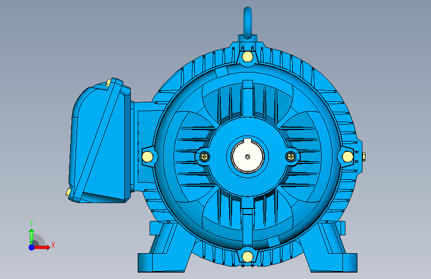 WEG电机324T_Inventor ipt_模型图纸下载 – 懒石网