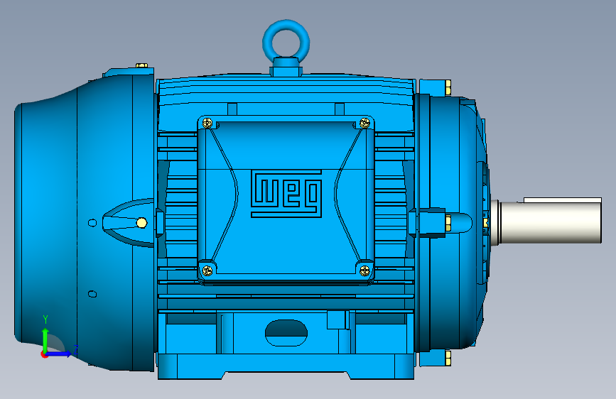 WEG电机324T_Inventor ipt_模型图纸下载 – 懒石网