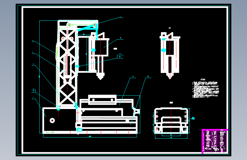 设计一台单片机（89C51主控芯片）控制激光切割机床【含CAD图纸+说明书】