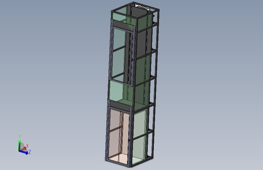 别墅电梯模型（3D打印）