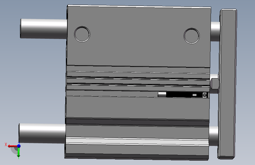 TCL系列双轴气缸TC-L-25x50-S-G-2_SOLIDWORKS 2020_模型图纸下载 – 懒石网