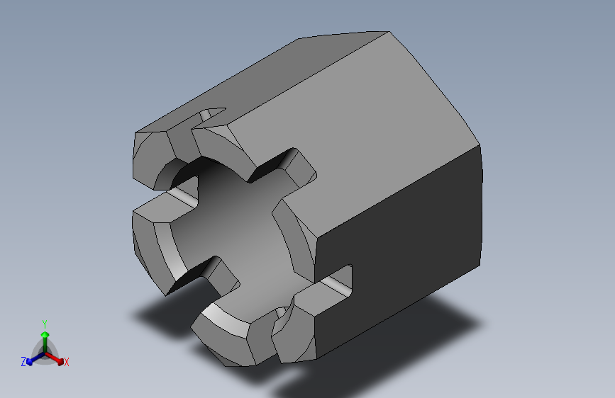 2型六角开槽螺母M20