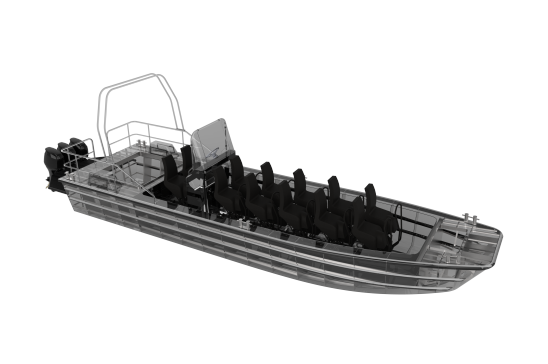 8.5米铝制快艇