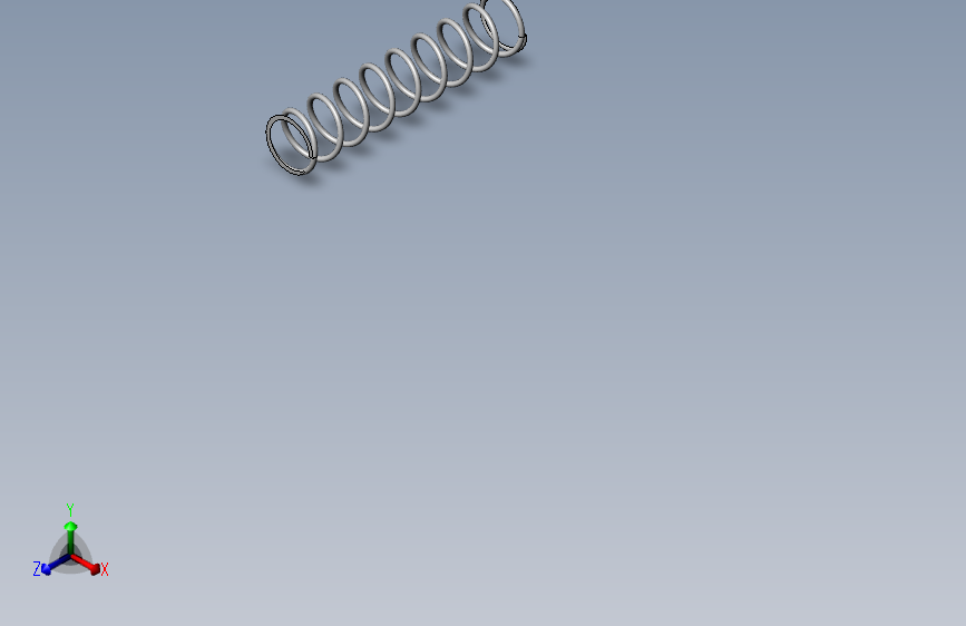 弹簧Φ10×Φ1×50