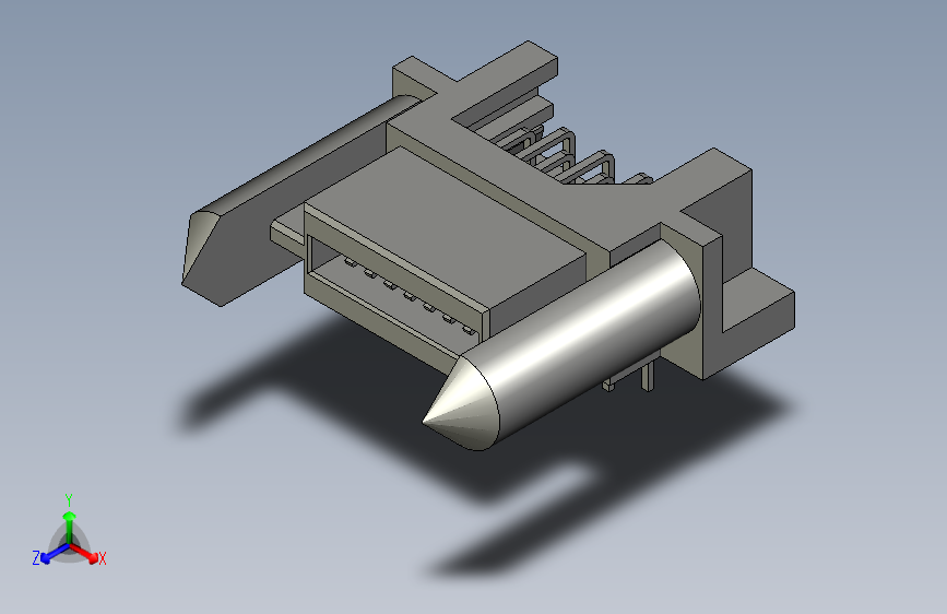 板对板连接器1.27mm Pitch, EXTreme LPHPower Receptacle Header with Guides, Right-Angle, 16 Signal Contacts, Select Gold (Au) Plating, for 3.18mm Thick PC Board