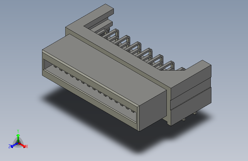 板对板连接器1.27mm Pitch, EXTreme LPHPower Receptacle Header, Right-Angle, 32 Signal Contacts, Select Gold (Au) Plating, for 1.57mm Thick PC Board