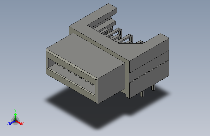 板对板连接器1.27mm Pitch, EXTreme LPHPower Receptacle Header, Right-Angle, 16 Signal Contacts, Select Gold (Au) Plating, for 2.36mm Thick PC Board