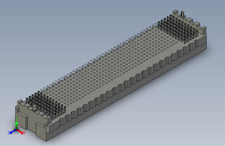 板对板连接器1.27mm Pitch, SEARAY Receptacle, 500 Circuits, 8.00mm Unmated Height, 10 Rows, with Pegs, Solder Charge Lead-Free