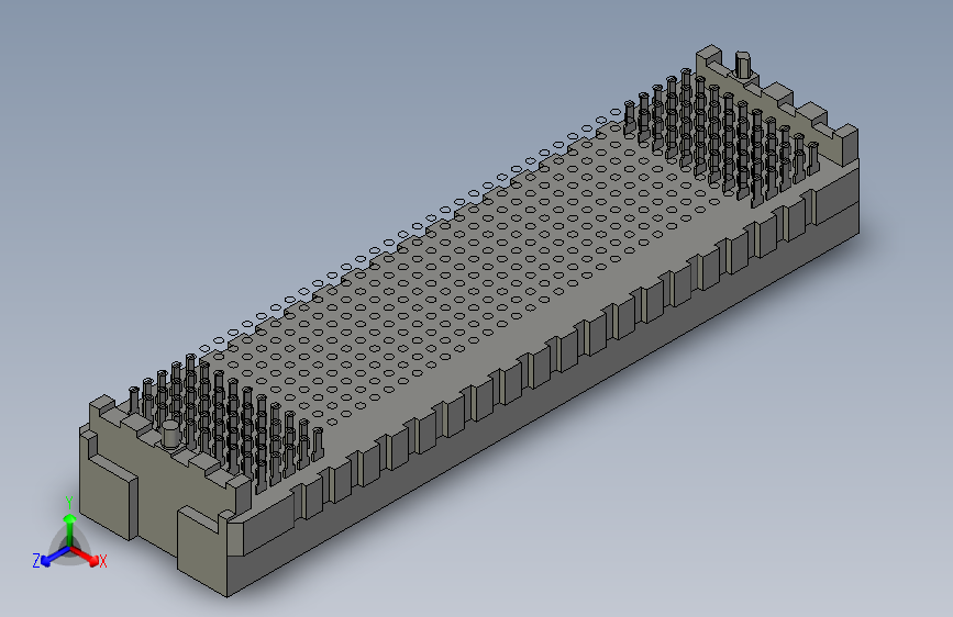 板对板连接器1.27mm Pitch, SEARAY Receptacle, 400 Circuits, 8.00mm Unmated Height, 10 Rows, with Pegs, Solder Charge Lead-Free