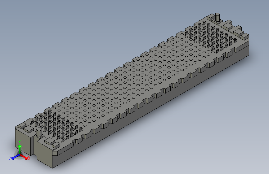 板对板连接器1.27mm Pitch, SEARAY Receptacle, 320 Circuits, 5.00mm Unmated Height, 8 Rows, with Pegs, Solder Charge Lead-Free