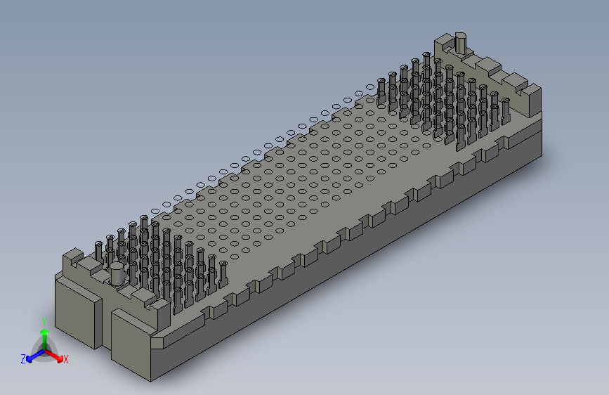 板对板连接器1.27mm Pitch, SEARAY Receptacle, 240 Circuits, 6.50mm Unmated Height, 8 Rows, with Pegs, Solder Charge Lead-Free