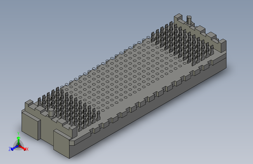 板对板连接器1.27mm Pitch, SEARAY Receptacle, 300 Circuits, 6.50mm Unmated Height, 10 Rows, with Pegs, Solder Charge Lead-Free