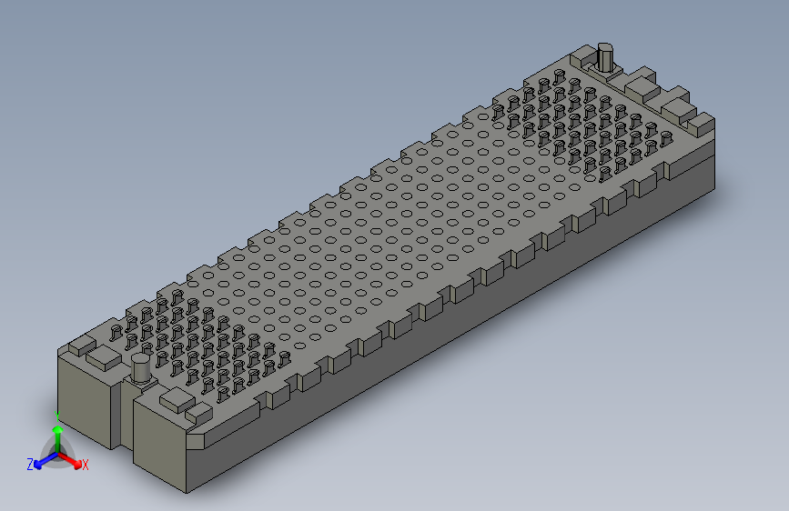 板对板连接器1.27mm Pitch, SEARAY Receptacle, 240 Circuits, 5.00mm Unmated Height, 8 Rows, with Pegs, Solder Charge Lead-Free