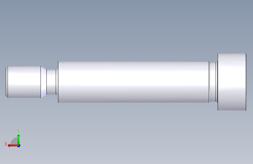 内六角圆柱头轴肩螺钉13X50-M10 背面视图