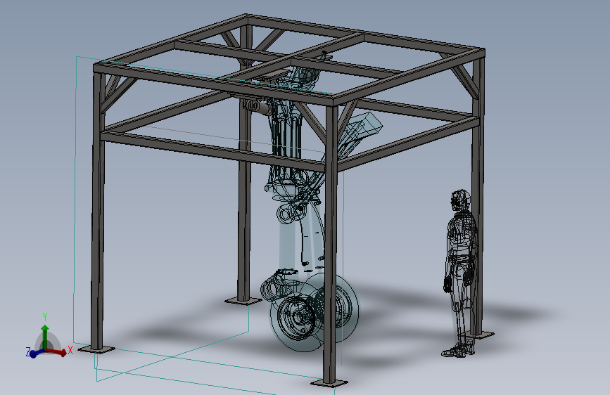 Landing Gear Shelf航空起落架3D数模图纸 Solidworks设计