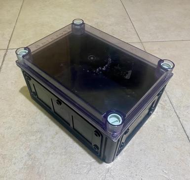用于电气元件的带透明盖的塑料盒BA-3 PC IP-65