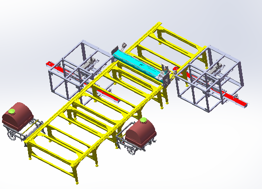 全自动无需定位激光打标生产线设计