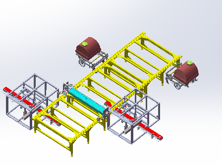 全自动无需定位激光打标生产线设计