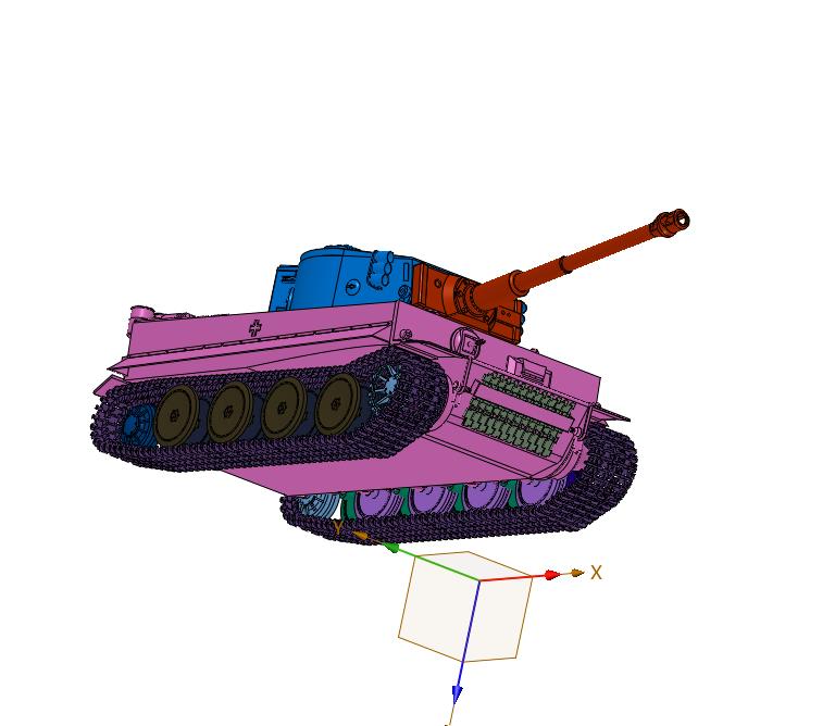 初期型德国虎I重型坦克