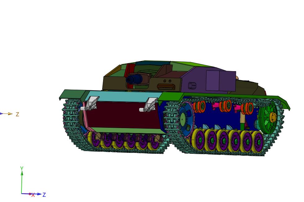 德国坦克底盘改造的三号自行火炮