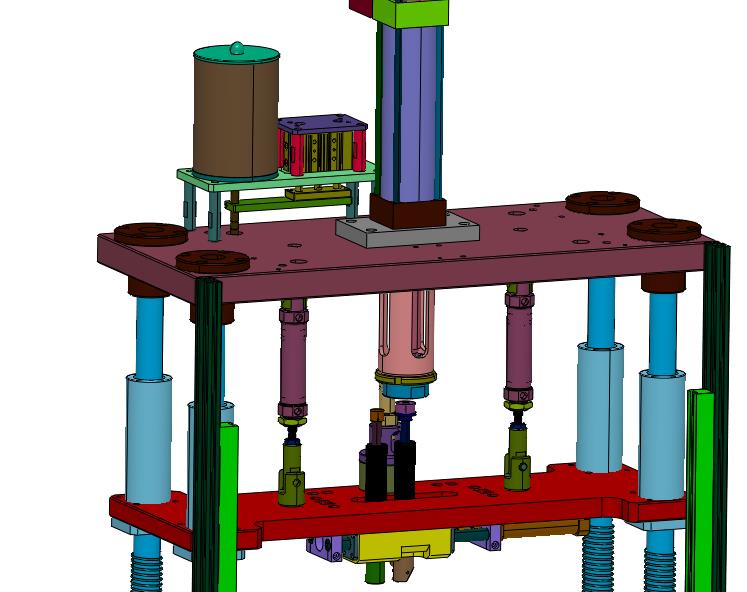 壳体锁止钢球压装装置