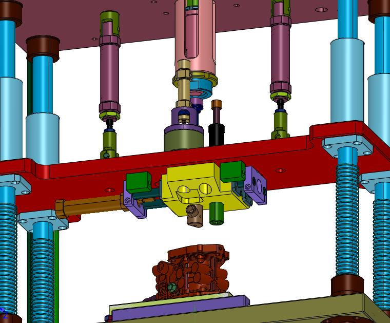壳体锁止钢球压装装置